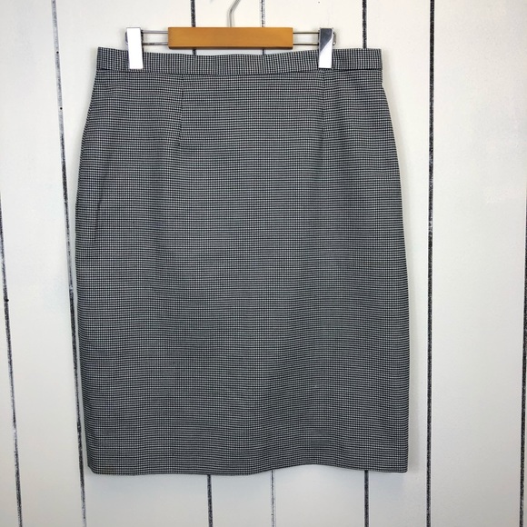 Dresses & Skirts - Vintage Houndstooth Pencil Skirt Sz 12